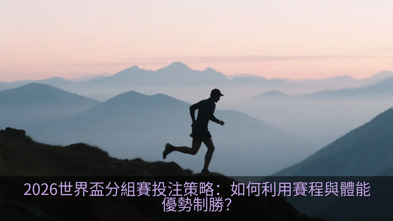 2026世界盃分組賽投注策略：如何利用賽程與體能優勢制勝？